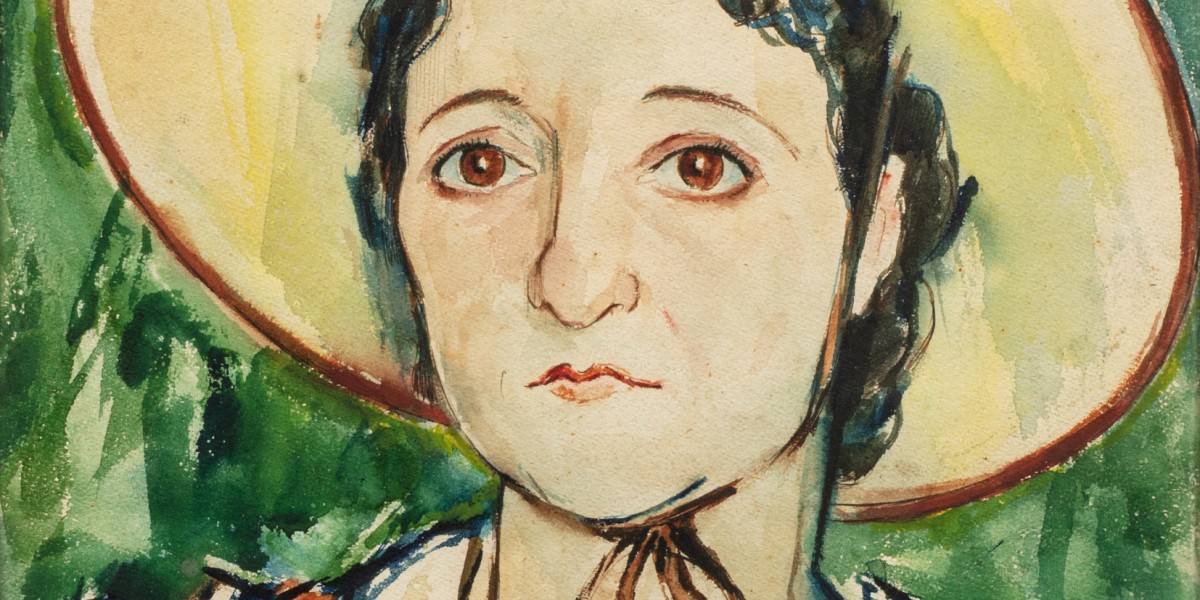 Portrait de femme au chapeau